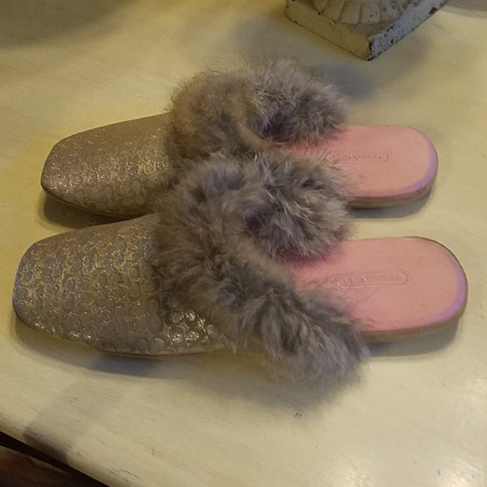 Coach slippers